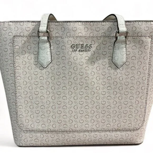 Guess Tote Bag Women Multi Logo, Light Rose, Style CC888325 - Picture 4 of 15